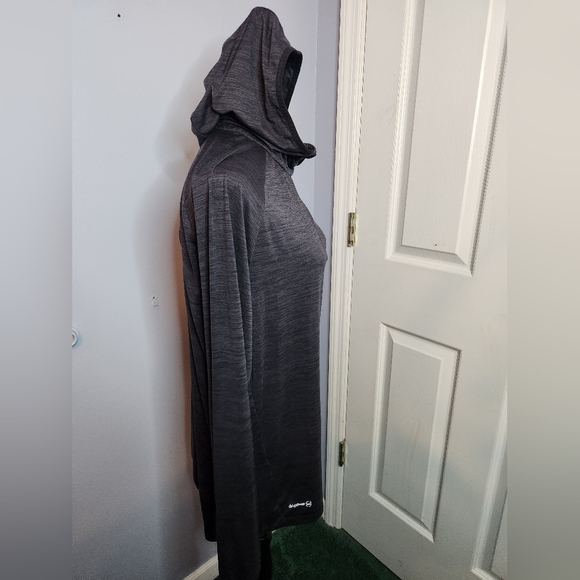 Russell Training Fit Size M(38-40) Men's Dri-Power 360 Black/Gray Hoodie Pullove - Picture 4 of 9